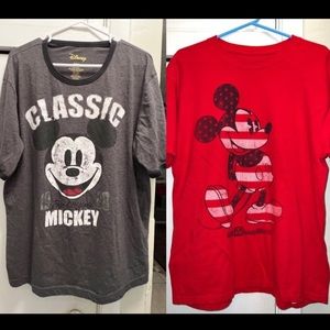 Men’s Disney Tees Bundle- size Large